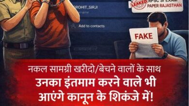 SI Recruitment Exam: Rajasthan Police on high alert, strict security measures deployed