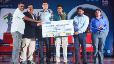 Mhasane crowned champion after thrilling finish at All India Chess Masters Season 3