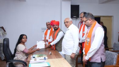 BJP’s Harshad Parmar files nomination for Umreth bypoll in presence of Gujarat CM