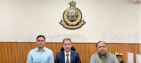 Five held in Punjab for grenade attack on BJP office in Chandigarh Five held in Punjab for grenade attack on BJP office in Chandigarh