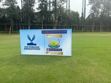 Ten teams set for Victorious Endeavours’ high-stakes six-a-side tennis ball cricket tournament at Siri Fort Ten teams set for Victorious Endeavours’ high-stakes six-a-side tennis ball cricket tournament at Siri Fort