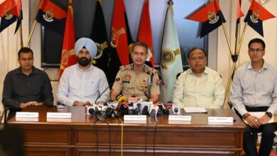 Two main accused held for lobbying hand grenade at BJP office in Chandigarh Two main accused held for lobbying hand grenade at BJP office in Chandigarh