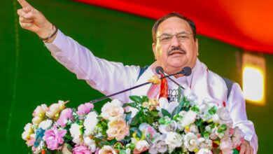 Nadda bashes Kharge’s ‘terrorist’ remark, says Cong gone ‘berserk’ out of fear of defeat in elections