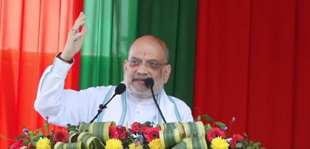 Assam set to grant BJP landslide victory to root out infiltration: Amit Shah Assam set to grant BJP landslide victory to root out infiltration: Amit Shah