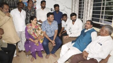 K’taka love jihad case: Pralhad Joshi visits Hubballi victim’s family
