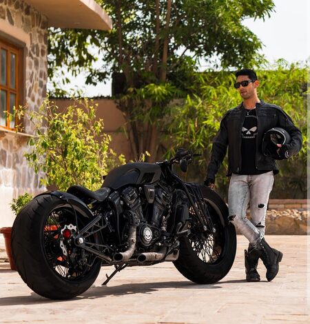 Prateik Smita Patil says his customised bike represents two decades of hustle