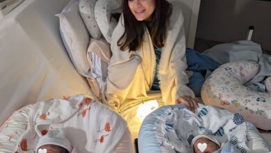 Shraddha Arya gives a glimpse into her beautiful ‘morning view’ featuring her little twins