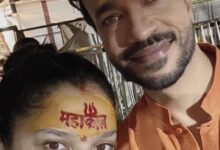 Ankita Lokhande, Vicky Jain visit Mahakaal temple at 4 AM