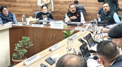 Coordination, monitoring & timely execution important for grassroots delivery of developmental schemes: Jitendra Singh
