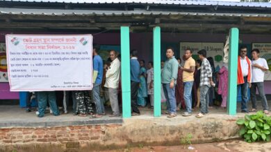 Brisk voting in Assam in first four hours, over 38 pc polling recorded Brisk voting in Assam in first four hours, over 38 pc polling recorded