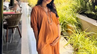Surbhi Jyoti presents a ‘photo buffet’ flaunting her baby bump