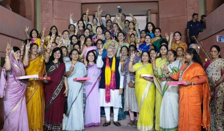 Reservation for women in legislative bodies will make democracy even more vibrant, participative: PM Modi Reservation for women in legislative bodies will make democracy even more vibrant, participative: PM Modi