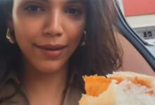 Shriya Pilgaonkar cheats on clean-eating month, indulges in vada pav