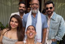 Kubbra Sait has ‘Sankalp’ reunion with Nana Patekar, Prakash Jha, Sanjay Kapoor