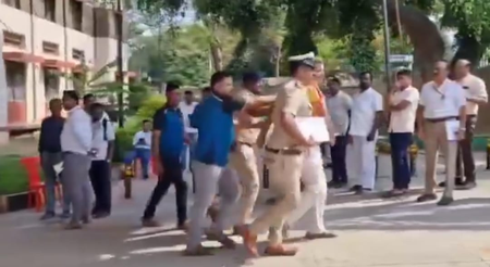 Karnataka: FIR against KRS workers for questioning Home Minister during Janata Darshan Karnataka: FIR against KRS workers for questioning Home Minister during Janata Darshan