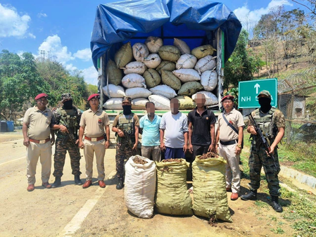 Assam Rifles seizes smuggled haul of rare medicinal plant in Mizoram, apprehends three