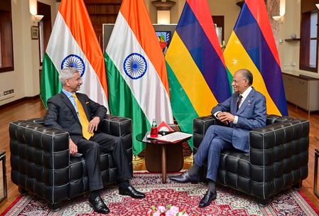 EAM Jaishankar meets Mauritius PM Ramgoolam, highlights strong progress in bilateral ties EAM Jaishankar meets Mauritius PM Ramgoolam, highlights strong progress in bilateral ties