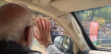 PM Modi shares glimpses of Asansol rally, says Bengal backs BJP’s development agenda