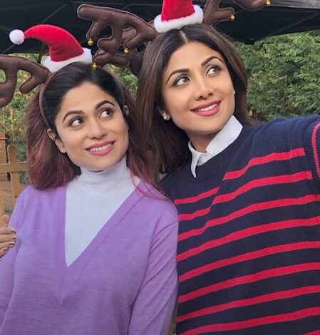 Shilpa Shetty shares pictures with Shamita: Equal parts love, madness, memories Shilpa Shetty shares pictures with Shamita: Equal parts love, madness, memories