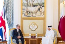 Qatar and UK stress on ensuring security of maritime routes, freedom of navigation