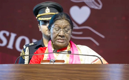 ‘Socially conscious doctors can drive profound change in society,’ says Prez Murmu at AIIMS Rajkot
