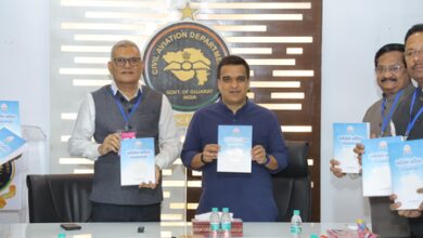 Gujarat Dy CM Sanghavi releases book ‘RTI – Two Decades Journey’ in Ahmedabad