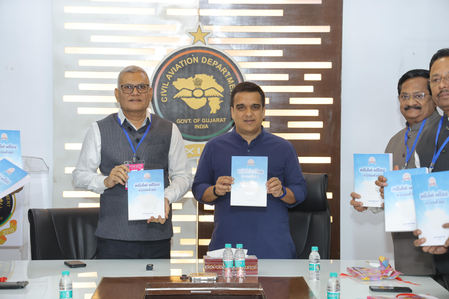 Gujarat Dy CM Sanghavi releases book ‘RTI – Two Decades Journey’ in Ahmedabad