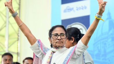 Bengal polls: Amit Shah to address four public meetings, Mamata Banerjee to hold two roadshows today