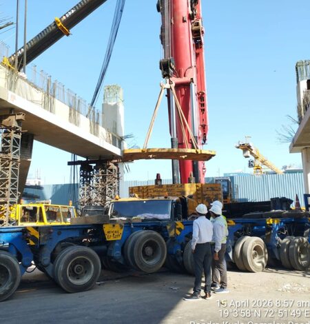 Mumbai: 400-tonne crane tilts at BKC during Metro 2B work, no injuries reported