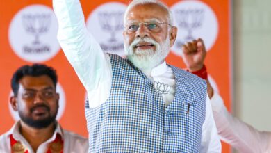 PM Modi arrives in Karnataka, receives warm welcome from CM Siddaramaiah