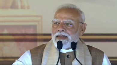 PM Modi lists 9 ‘convictions’ at K’taka event, calls for water conservation, promoting swadeshi, healthy living