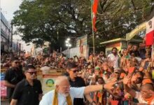 Tamil Nadu: PM Modi holds mega roadshow in Nagercoil town of Kanyakumari
