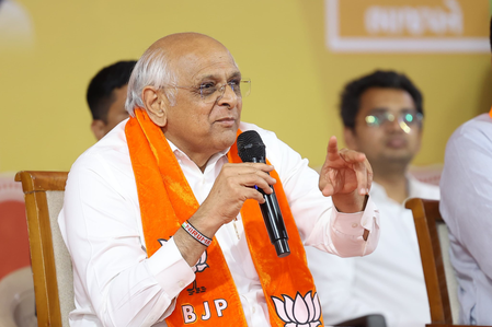 Narmada water reaches Mehsana fields: Gujarat CM links development push to local body polls Narmada water reaches Mehsana fields: Gujarat CM links development push to local body polls