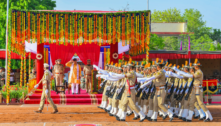 Rajasthan Police celebrate 77th Foundation Day with grandeur in Jaipur Rajasthan Police celebrate 77th Foundation Day with grandeur in Jaipur