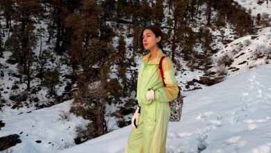 Sara Ali Khan provides a glimpse into her time in the mountains Sara Ali Khan provides a glimpse into her time in the mountains