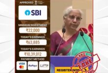 PIB Fact Check flags fake AI video of FM Sitharaman promoting investment scheme