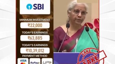 PIB Fact Check flags fake AI video of FM Sitharaman promoting investment scheme