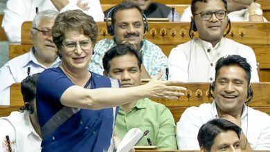 Priyanka Gandhi opposes three bills proposed by Centre, takes ‘Chanakya’ swipe at Home Minister​