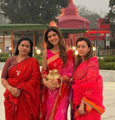 Shilpa Shetty seeks divine blessings at Tripurasundari Shaktipeeth, shares serene moments from temple visit
