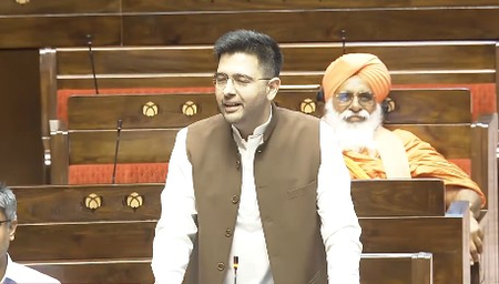 Raghav Chadha greets Harivansh on starting ‘third innings’ as Rajya Sabha Deputy Chairman