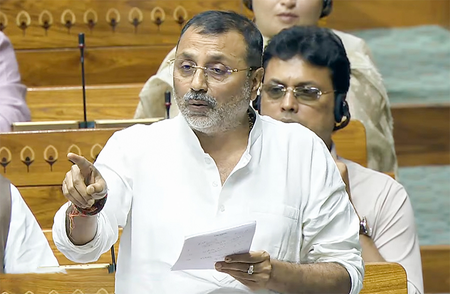 Women’s quota bill: Nishikant Dubey likens Rahul Gandhi’s speech to PC Sorcar’s magic show​