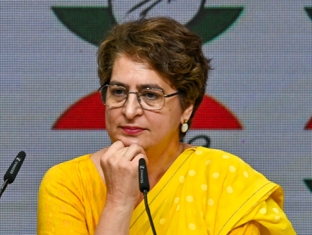 Voters will teach Oppn a lesson: BJP hits back at Priyanka Gandhi’s remarks on women’s quota Bill