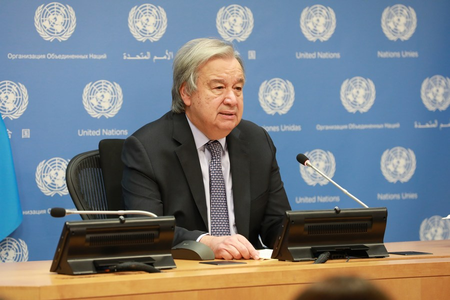 UN chief welcomes Iran’s re-opening of Hormuz Strait for commercial ships