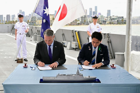 Japan, Australia sign contract to jointly deliver three frigates