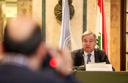 UN chief strongly condemns attack killing French peacekeeper in Lebanon