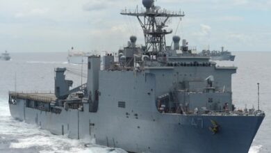 USS Rushmore conducts blockade operations in Arabian Sea: Central Command