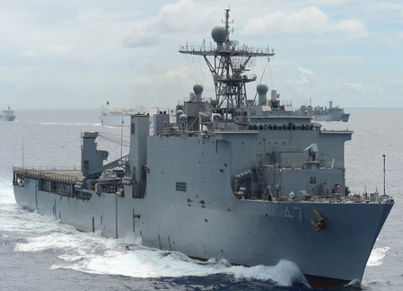 USS Rushmore conducts blockade operations in Arabian Sea: Central Command
