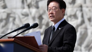 South Korean President vows to defend democracy on anniversary of 1960 pro-democracy uprising