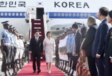 South Korean President Lee Jae Myung arrives in New Delhi for three-day State visit