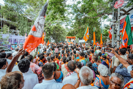 Mylapore polling booth in Chennai tense as Tamilisai, DMK workers get into confrontation
